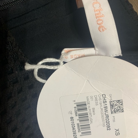 NWT See by Chloe Crochet Asymmetrical Dress - Picture 4 of 16